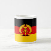 Flagge der DDR - vlag van de DDR (Oost-Duitsland) Koffiemok (Center)
