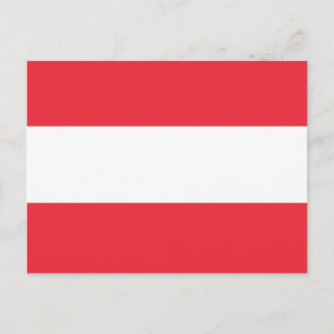 Flagge Österreich Postkarte Briefkaart