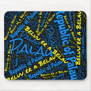 Flagkleurentriotticum van de prachtige Palau Muismat