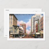 Flagler St., Miami, Florida  Briefkaart (Voorkant / Achterkant)