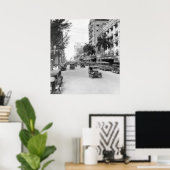 Flagler Street, Miami, 1926 Poster (Thuiskantoor)