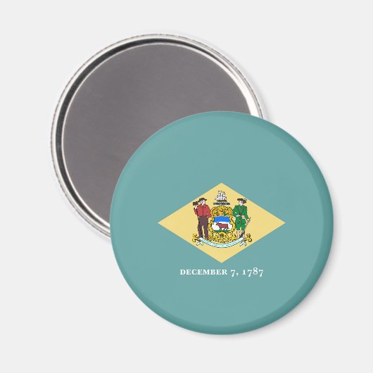 Flagontwerp van de Dell-staat Magneet (Voorkant / Achterkant)