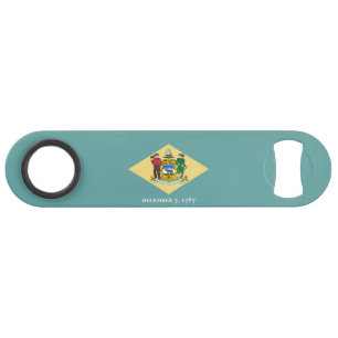 Flagontwerp van de Dell-staat Speed Flessenopener