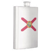 Flagontwerp van de staat Florida Heupfles (Rechts)