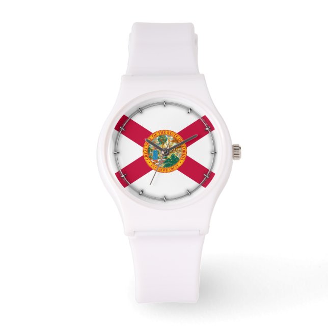 Flagontwerp van de staat Florida Horloge (Voorkant)
