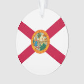 Flagontwerp van de staat Florida Ornament (voorkant)