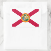Flagontwerp van de staat Florida Rechthoekige Sticker (Tas)