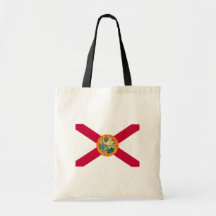 Flagontwerp van de staat Florida Tote Bag