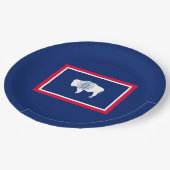 Flagontwerp Wyoming State Papieren Bordje (Gekanteld)