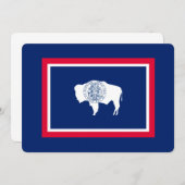 Flagontwerpdecor Wyoming State (Voorkant / Achterkant)