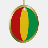 Flagornament Guinee-Conakry Keramisch Ornament (Rechts)