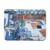 Flags 5e avenue van Childe Hassam, Kunst Magneet (Horizontaal)