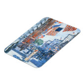 Flags 5e avenue van Childe Hassam, Kunst Magneet (Linkerzijde)