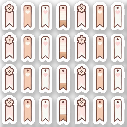 Flags for soft kawaii planner  sticker (Voorkant)