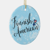 Flags Holiday Decoration Keramisch Ornament (Rechts)