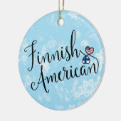 Flags Holiday Decoration Keramisch Ornament (Links)