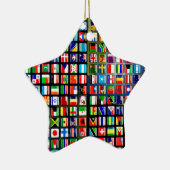 Flags of the world keramisch ornament (Rechts)