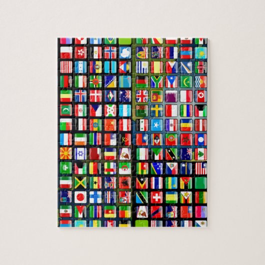 Flags of the world legpuzzel (Verticaal)