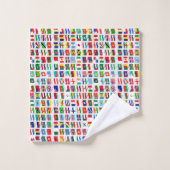 Flags of the World Travel Design (Gant de toilette)