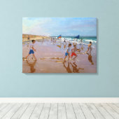 Flags & reflecties Montalivet Canvas Afdruk (Insitu (Houten vloer))