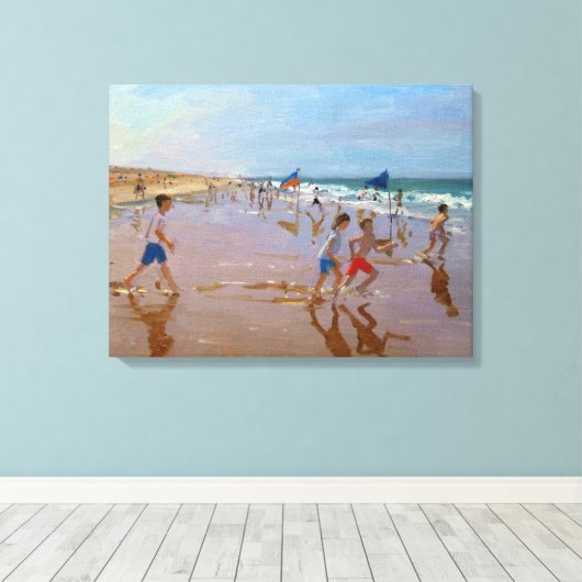 Flags & reflecties Montalivet Canvas Afdruk (Insitu (Houten vloer))