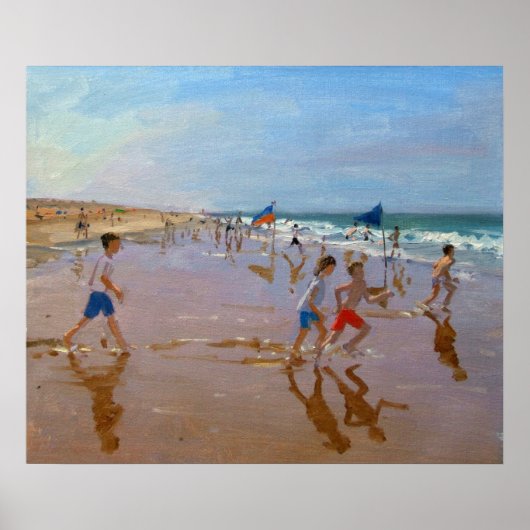 Flags & reflecties Montalivet Poster (Voorkant)