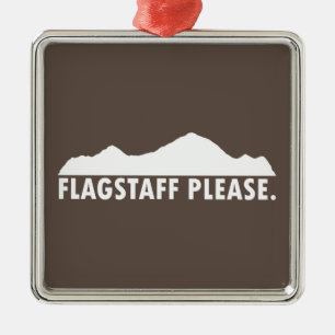 Flagstaff Arizona alsjeblieft Metalen Ornament