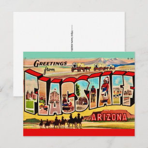 Flagstaff Arizona ansichtkaart Briefkaart
