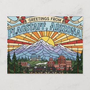 Flagstaff Arizona ansichtkaart Briefkaart