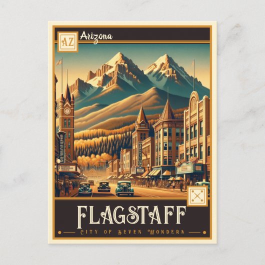 Flagstaff, Arizona |  Briefkaart (Voorkant)