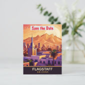 Flagstaff, Arizona, Carte postale de voyage, (Debout devant)