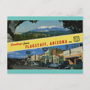 FLAGSTAFF ARIZONA OP U.S. HWY. 66 BRIEFKAART