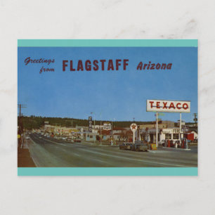 FLAGSTAFF ARIZONA OP US HWY. 66 BRIEFKAART