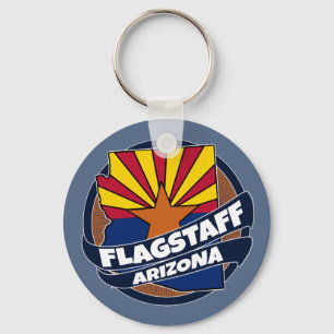 Flagstaff Arizona vlag barst sleutelhanger