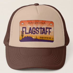 Flagstaff Arizona vlag licentie bord pet