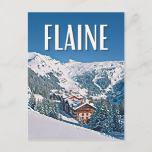 Flaine Skigebied Briefkaart