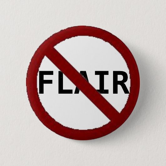FLAIR RONDE BUTTON 5,7 CM (Voorkant)