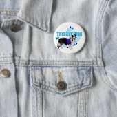 Flair-Therapy Dog 2 Ronde Button 5,7 Cm (In situ)