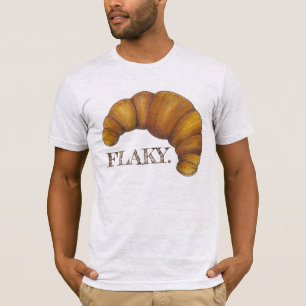 FLAKY Buttery Croissant French Pastry Foodie Food T-shirt