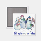 Flaky Friends Magneet (Voorkant / Achterkant)