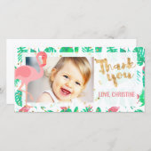 flamand rose tropicale merci (Devant / Derrière)