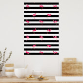 flamant, affiche flamingo, affiche de cuisine, (Cuisine)