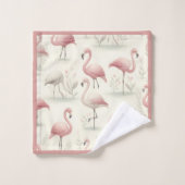 Flamant chic (Gant de toilette)