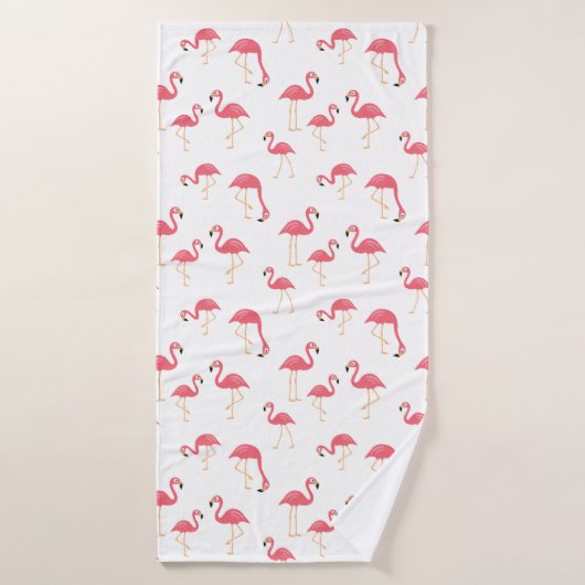 Flamant rose (Serviette de bain)