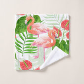 Flamant rose (Gant de toilette)