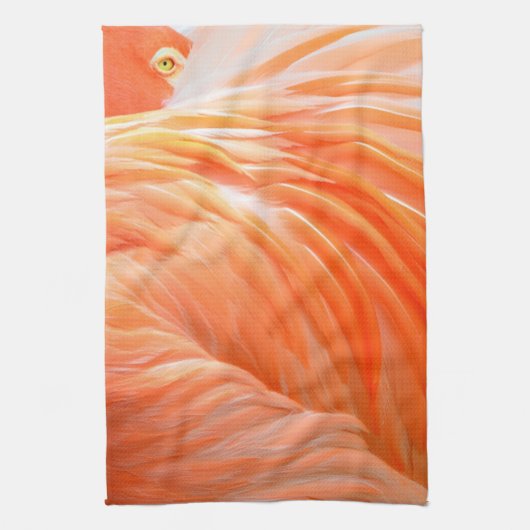 Flamant rose 1 Serviettes de cuisine (Vertical)
