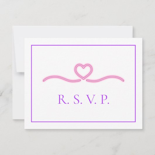 Flamant rose amusant & Coeurs Mariage Suite carte  (Dos)