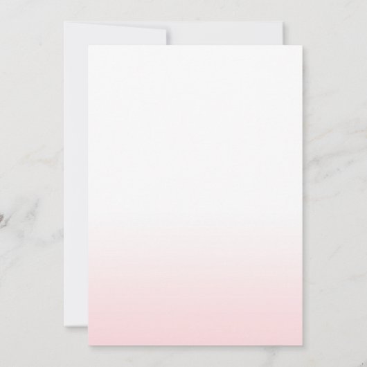 Flamant rose Anniversaire invitation de fête Tropi (Dos)