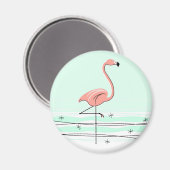 Flamant rose Aqua aimant (Recto/Verso)