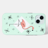 Flamant rose Aqua Diamond coque iphone (Verso (horizontal))